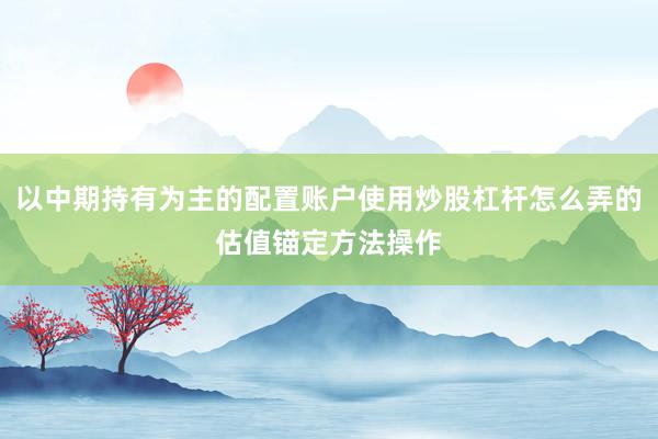 以中期持有为主的配置账户使用炒股杠杆怎么弄的估值锚定方法操作